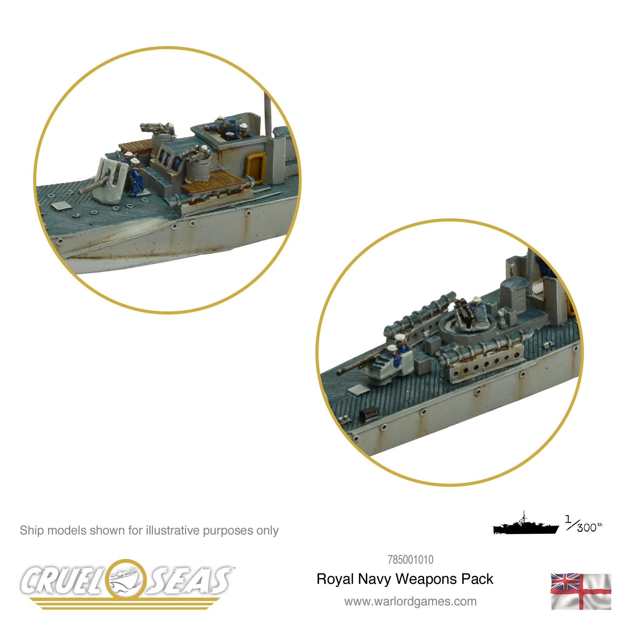 Cruel Seas Royal Navy weapons pack - Image 2