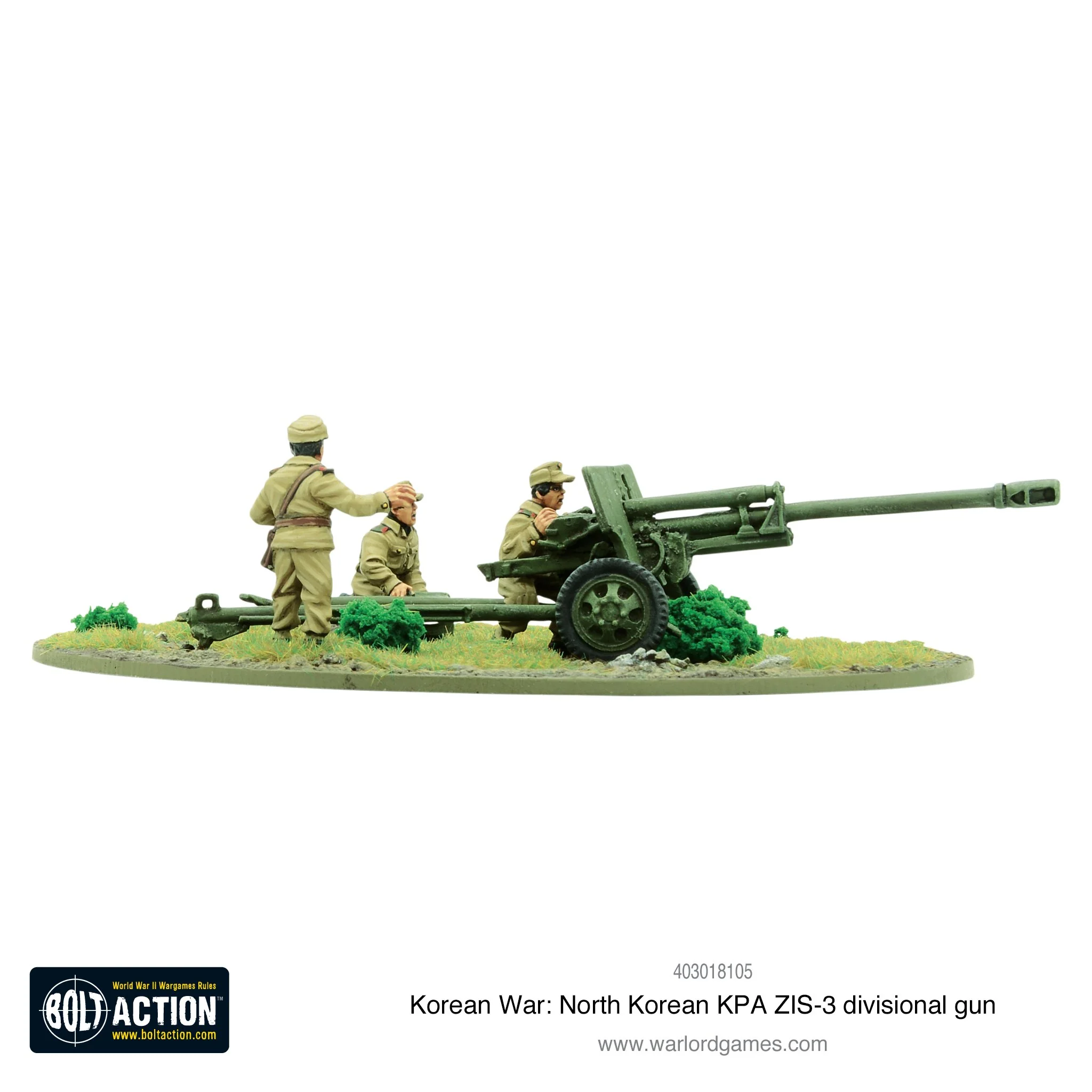 Korean War: North Korean KPA ZIS-3 divisional gun - Image 2