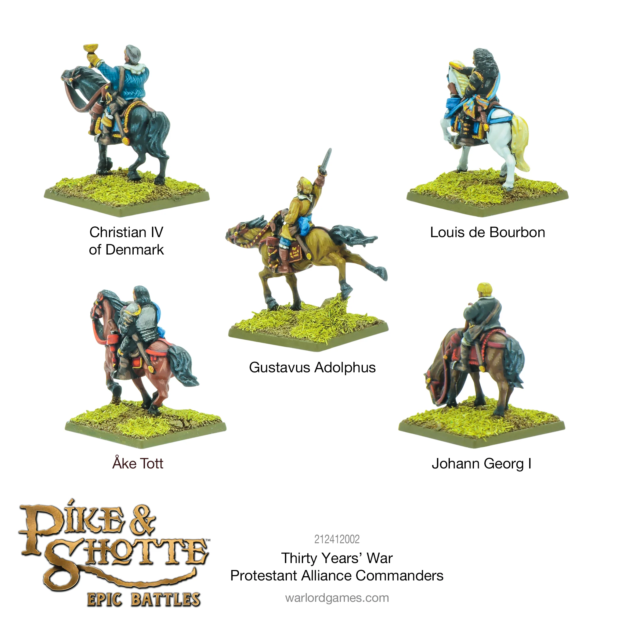 Pike & Shotte Epic Battles - Thirty Years War Protestant Alliance Commanders - Image 2