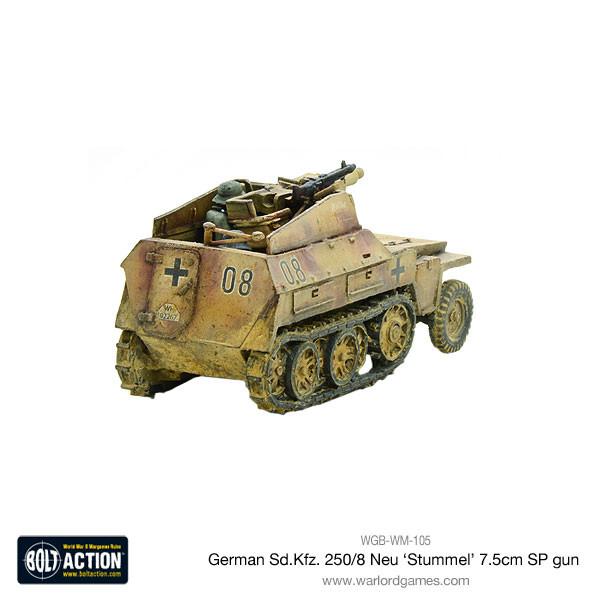 Sd.Kfz 250/8 Neu 'Stummel' 7.5cm SP gun - Image 5