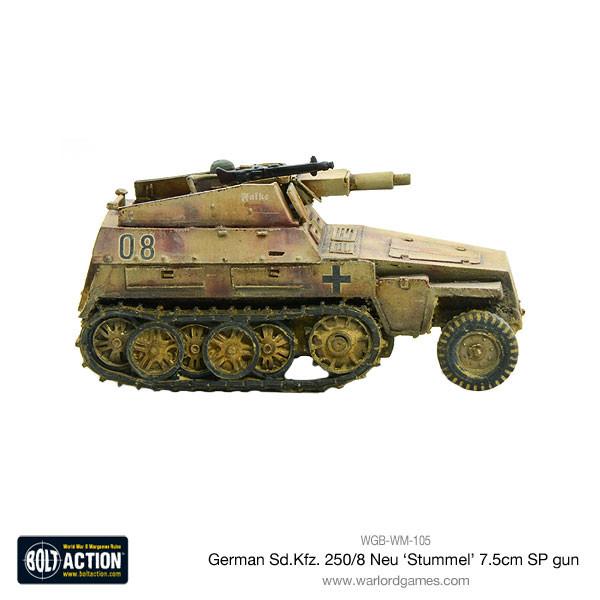 Sd.Kfz 250/8 Neu 'Stummel' 7.5cm SP gun - Image 6