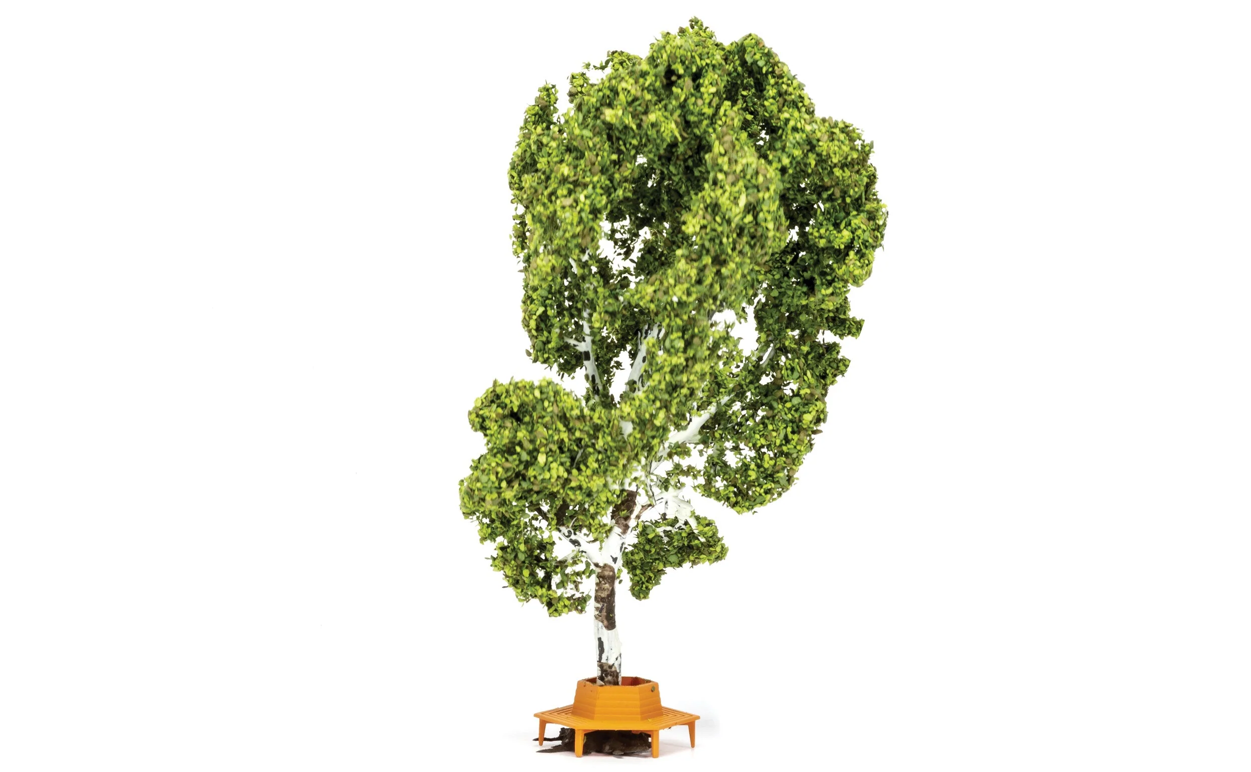 Tree with Circular Bench - 11cm