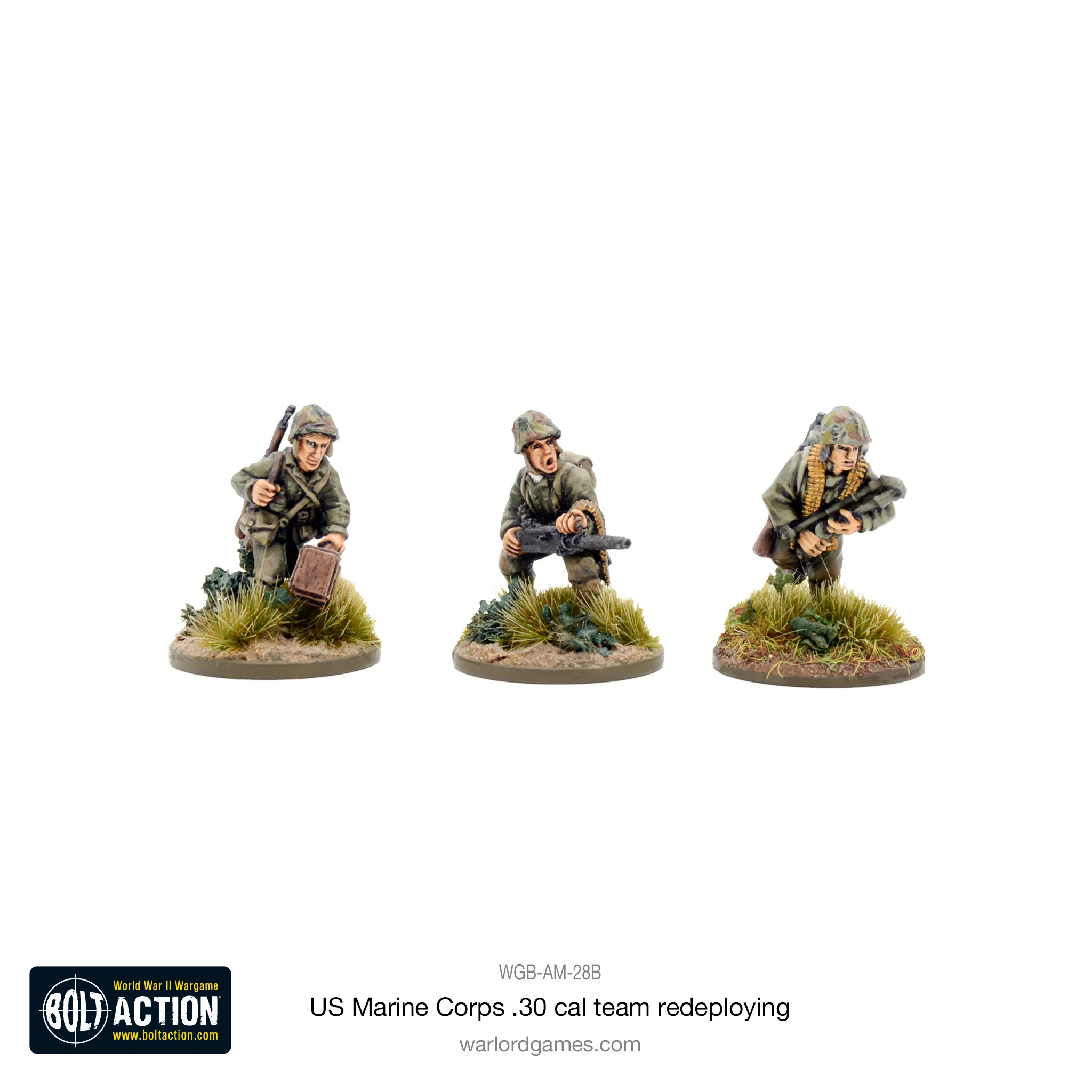 USMC 30 Cal MMG team redeploying