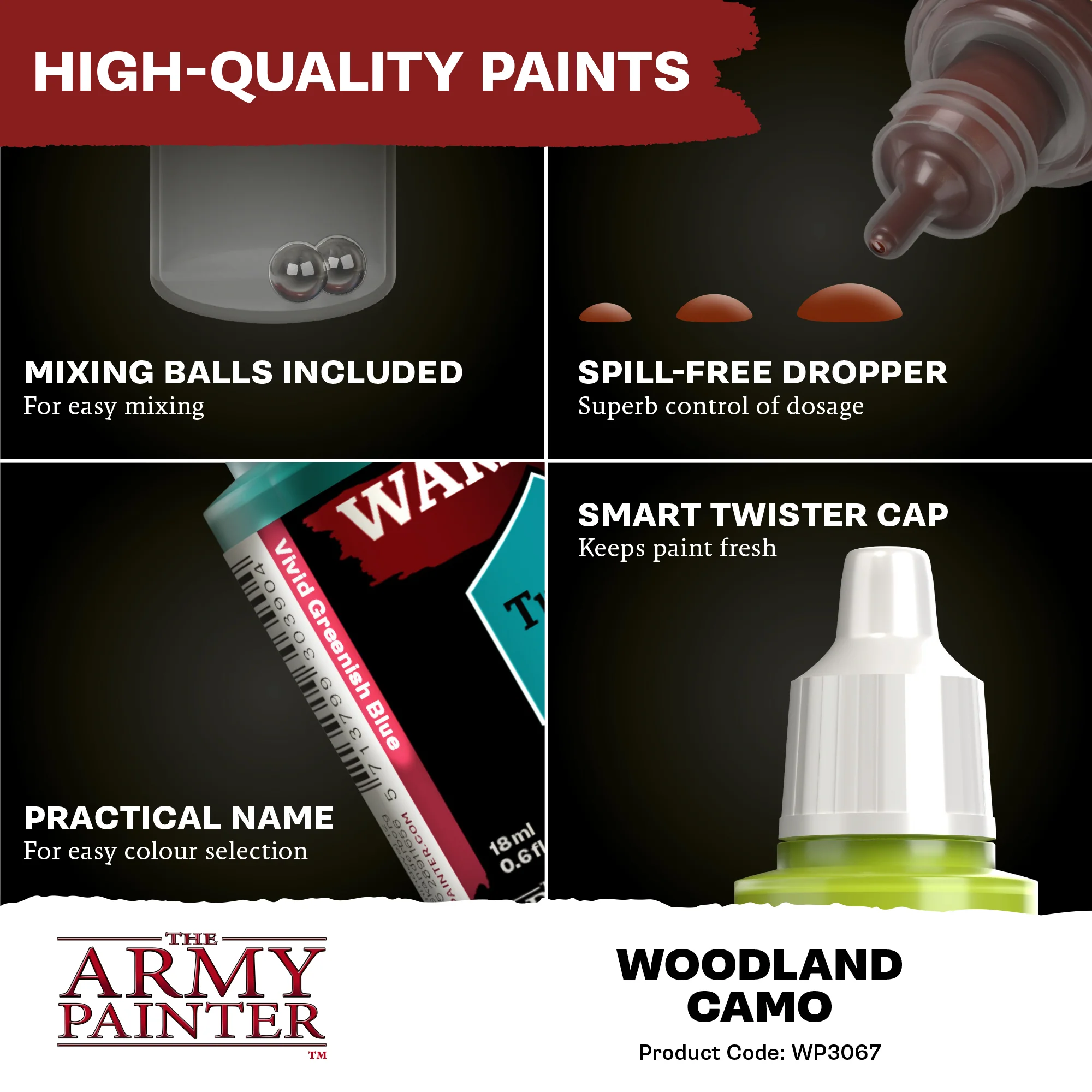 Warpaints Fanatic: Woodland Camo - Image 3